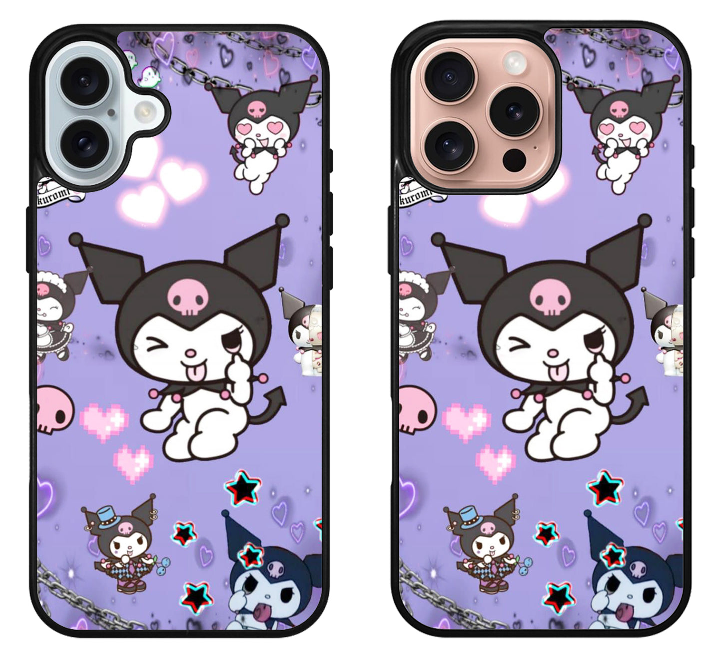 Kuromi Collage iPhone 16 | 16 Plus | 16 Pro | 16 Pro Max Case