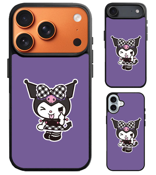 Kuromi Cute iPhone Air | iPhone 17 | 17 Pro | 17 Pro Max Case