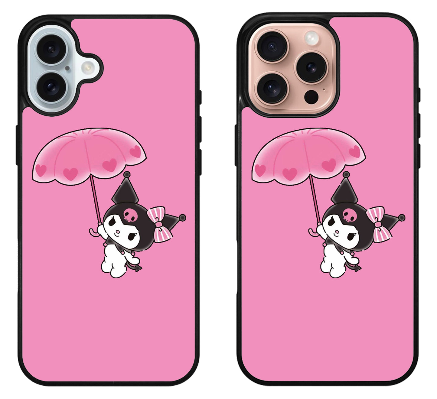 Kuromi Umbrella iPhone 16 | 16 Plus | 16 Pro | 16 Pro Max Case