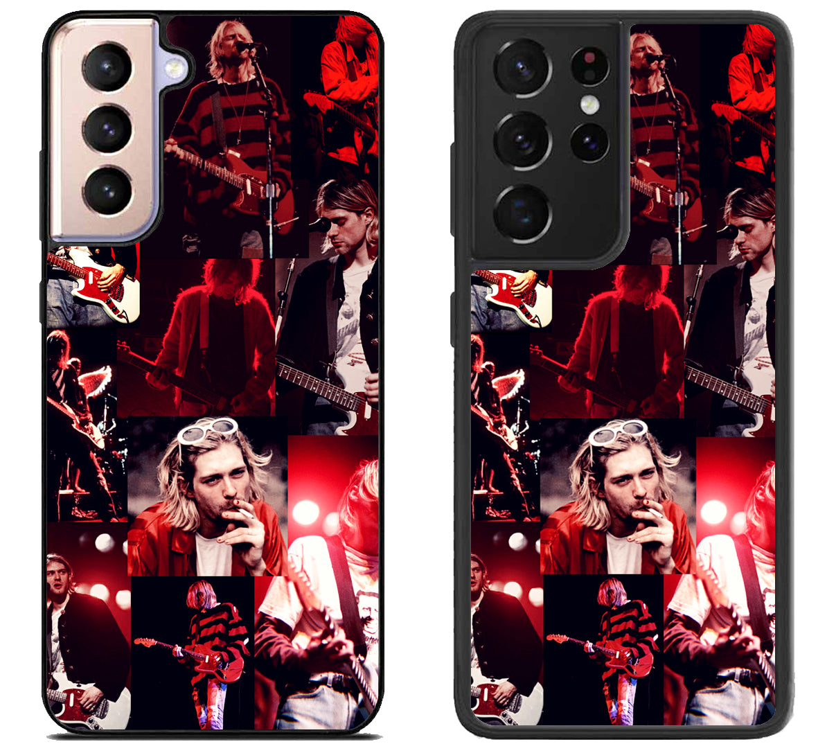 Kurt Cobain Collage Samsung Galaxy S21 | S21 FE | S21+ | S21 Ultra Case