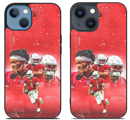 Kyler Murray Arizona Cardinals Artwork iPhone 15 | iPhone 15 Plus Case