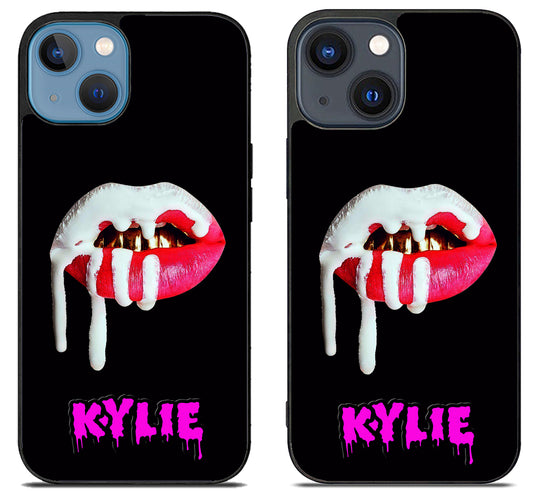 Kylie Jenner Lips Black iPhone 15 | iPhone 15 Plus Case