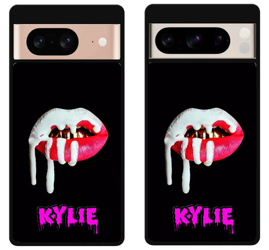 Kylie Jenner Lips Black Google Pixel 8 | 8 Pro Case