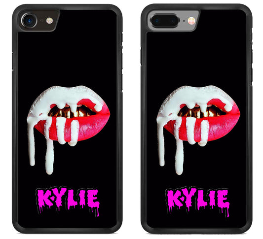 Kylie Jenner Lips Black iPhone 8 | 8 Plus Case