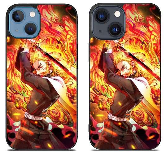 Kyojuro Rengoku Demon Slayer Anime iPhone 15 | iPhone 15 Plus Case