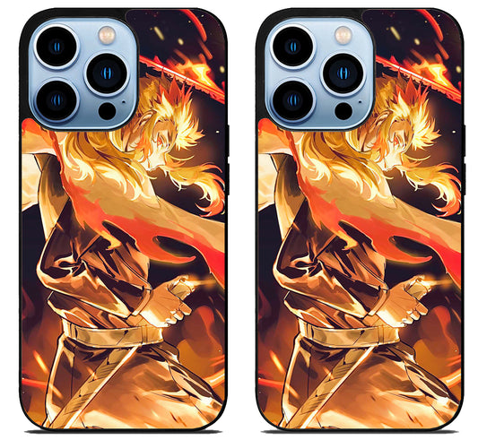 Kyojuro Rengoku Demon Slayer iPhone 15 Pro | iPhone 15 Pro Max Case