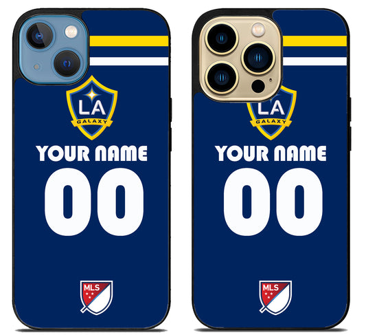 Custom Personalized LA Galaxy MLS iPhone 14 | 14 Plus | 14 Pro | 14 Pro Max Case
