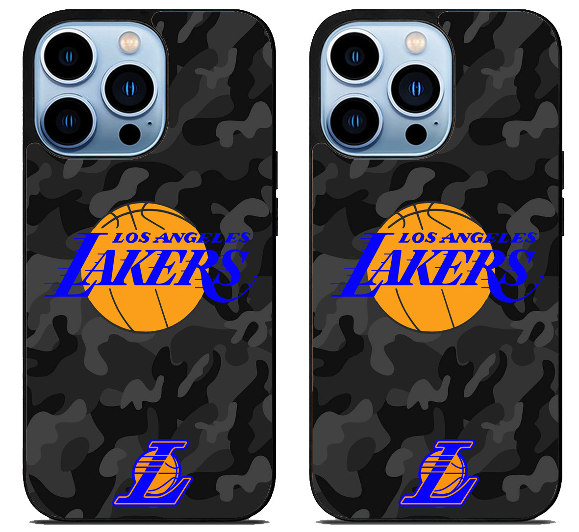 LA Lakers Black Camo iPhone 15 Pro | iPhone 15 Pro Max Case