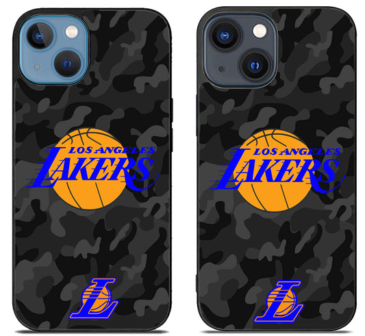 LA Lakers Black Camo iPhone 15 | iPhone 15 Plus Case