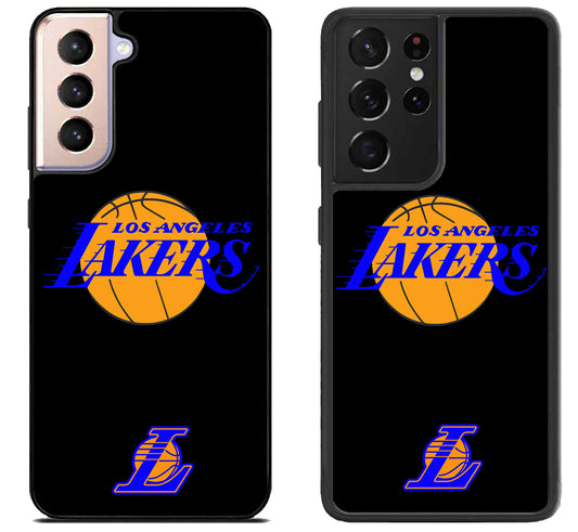 LA Lakers Black Samsung Galaxy S21 | S21 FE | S21+ | S21 Ultra Case