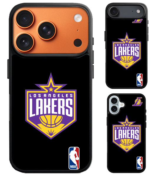 LA Lakers NBA Black iPhone Air | iPhone 17 | 17 Pro | 17 Pro Max Case
