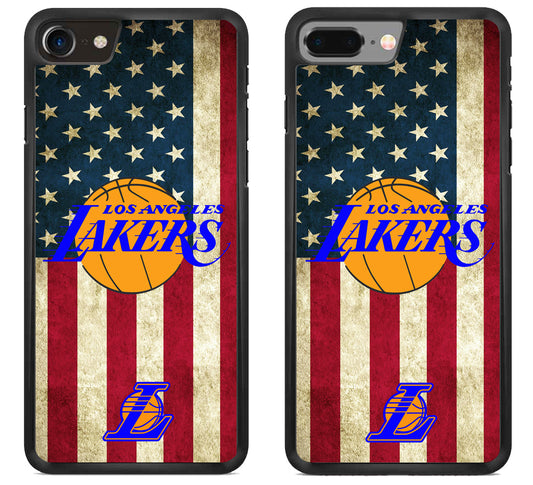 LA Lakers US Flag iPhone 8 | 8 Plus Case