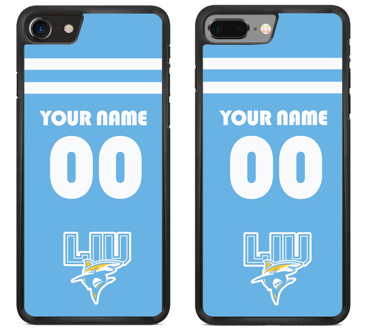 Custom Personalized LIU Sharks iPhone 8 | 8 Plus Case