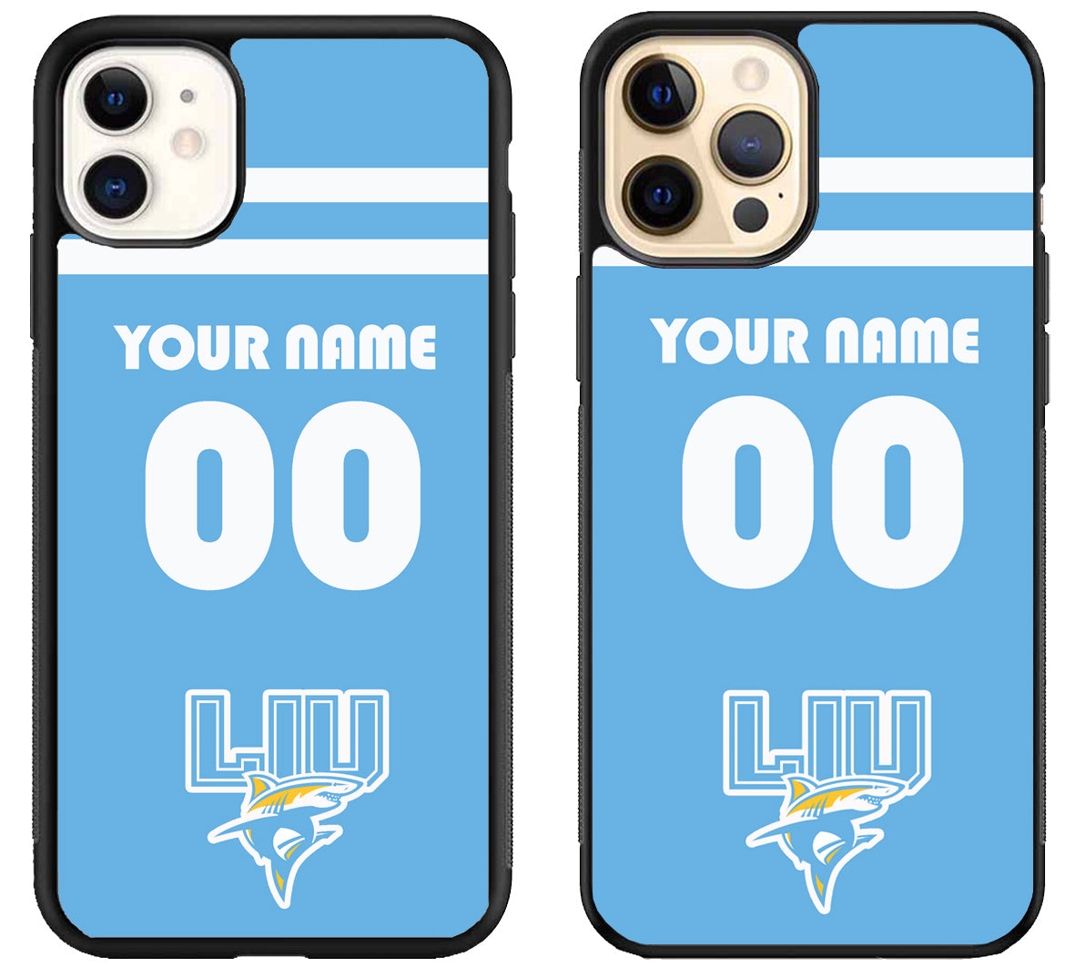Custom Personalized LIU Sharks iPhone 12 | 12 Mini | 12 Pro | 12 Pro Max Case
