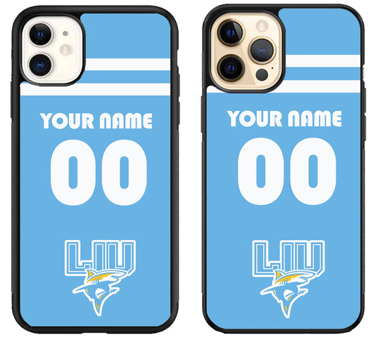 Custom Personalized LIU Sharks iPhone 12 | 12 Mini | 12 Pro | 12 Pro Max Case