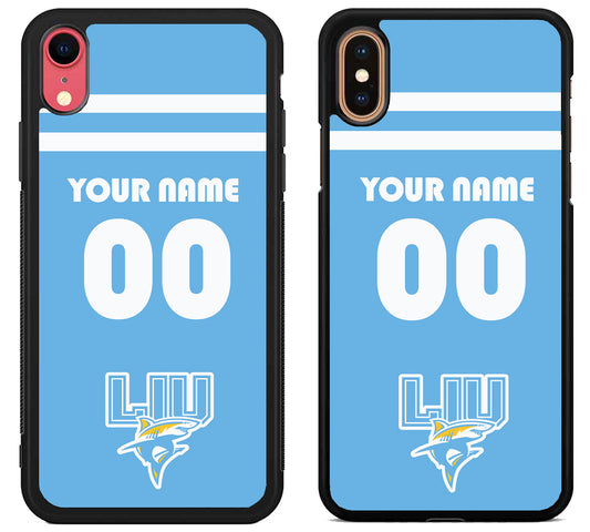 Custom Personalized LIU Sharks iPhone X | Xs | Xr | Xs Max Case