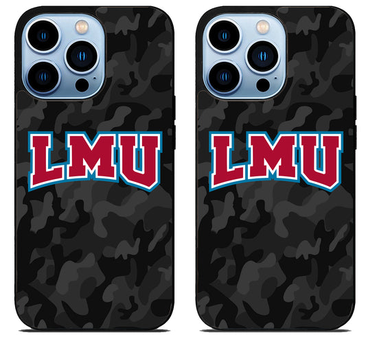 LMU Loyola Marymount University Lions Camo iPhone 15 Pro | iPhone 15 Pro Max Case