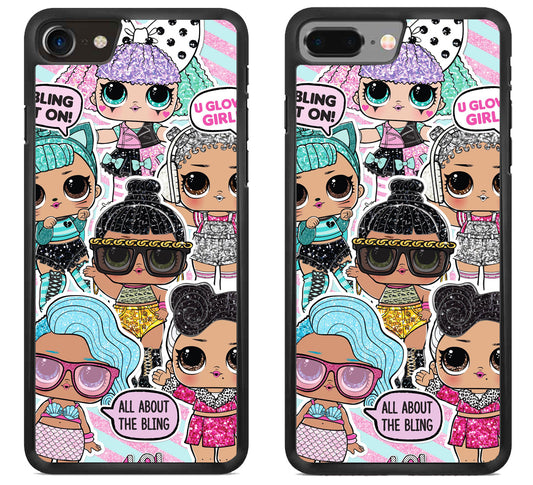 LOL Surprise Glow Girls iPhone 8 | 8 Plus Case