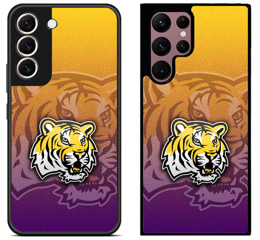 LSU Tigers Background Samsung Galaxy S22 | S22+ | S22 Ultra Case