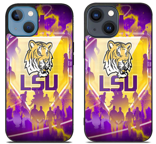LSU Tigers Background Team iPhone 15 | iPhone 15 Plus Case