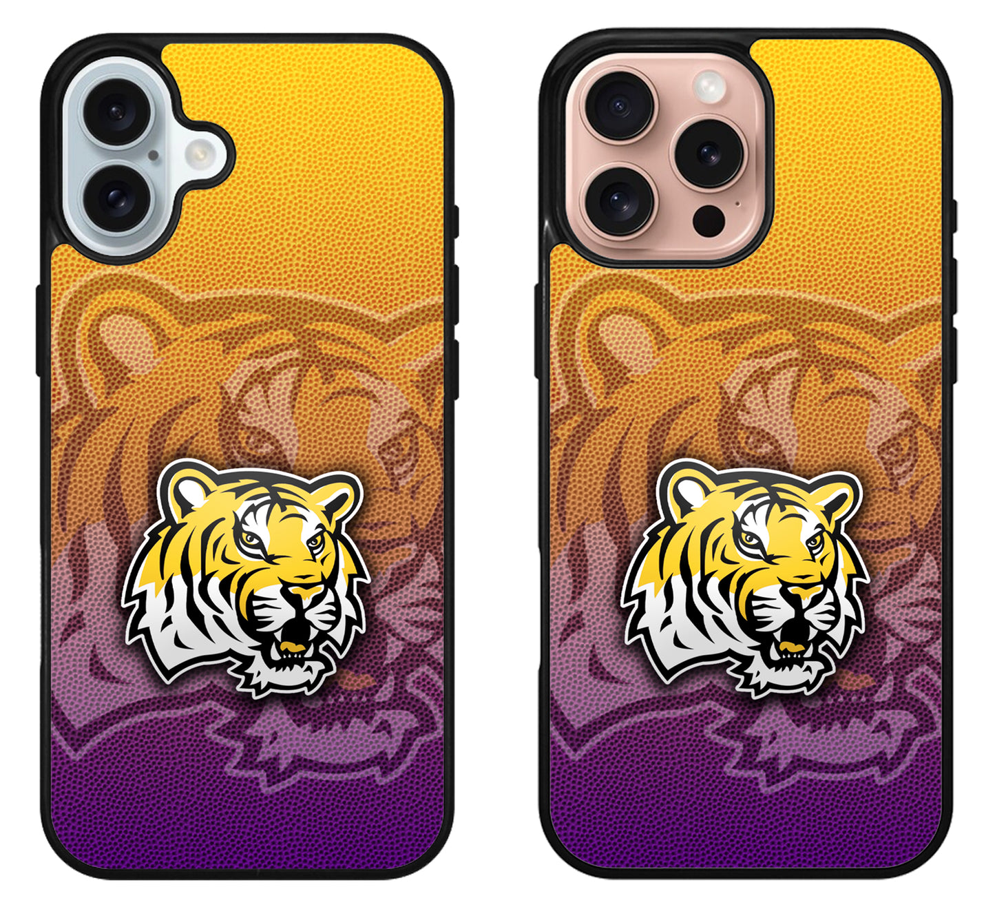LSU Tigers Background iPhone 16 | 16 Plus | 16 Pro | 16 Pro Max Case
