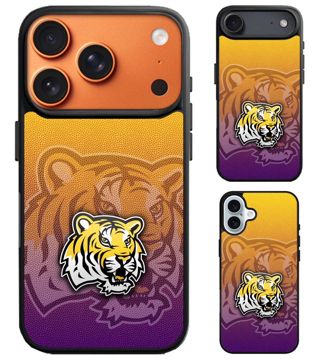 LSU Tigers Background iPhone Air | iPhone 17 | 17 Pro | 17 Pro Max Case