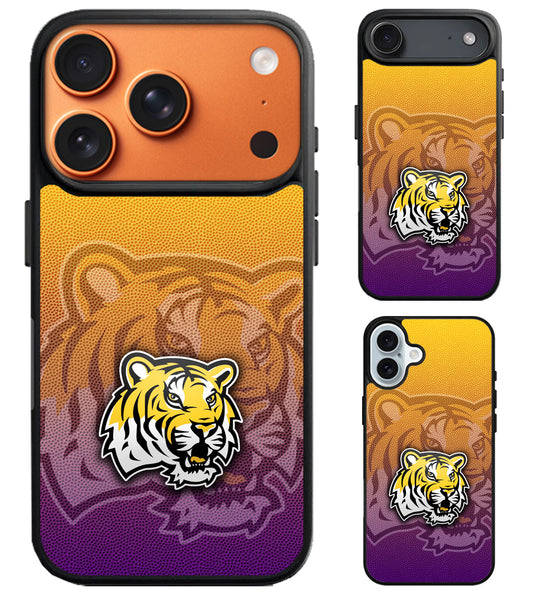 LSU Tigers Background iPhone Air | iPhone 17 | 17 Pro | 17 Pro Max Case