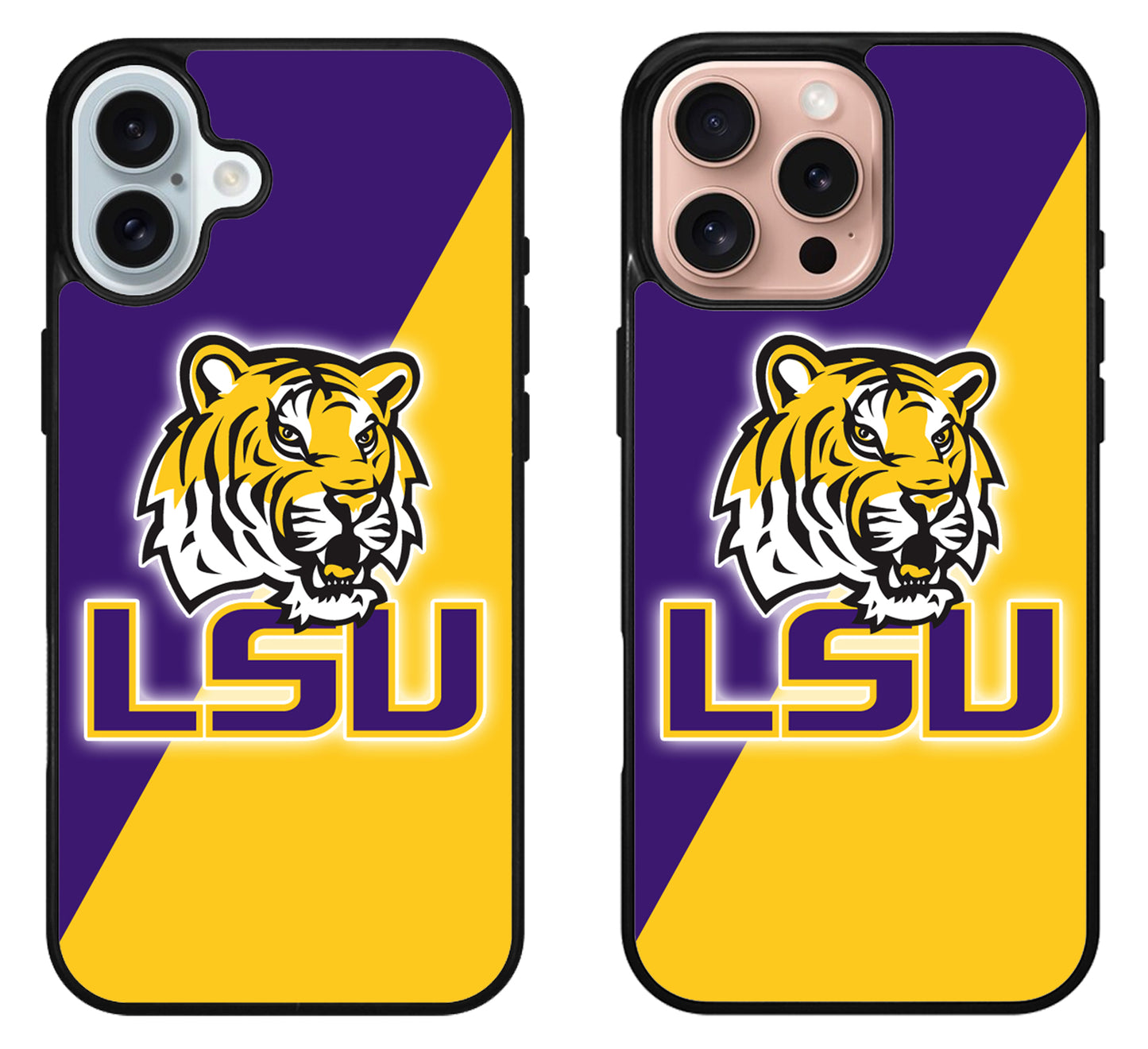 LSU Tigers Football Cover iPhone 16 | 16 Plus | 16 Pro | 16 Pro Max Case