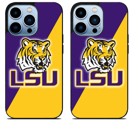 LSU Tigers Football Cover iPhone 15 Pro | iPhone 15 Pro Max Case