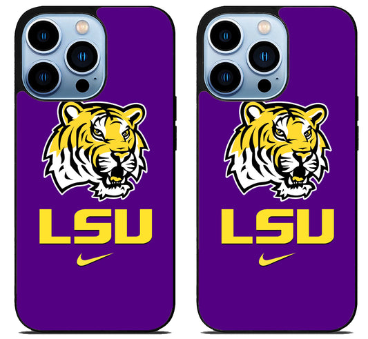 LSU Tigers Logo Blue iPhone 15 Pro | iPhone 15 Pro Max Case