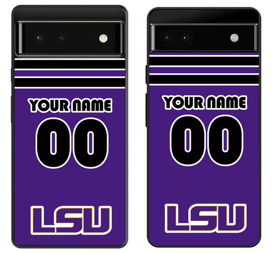 Custom Personalized LSU Tigers Google Pixel 6 | 6A | 6 Pro Case