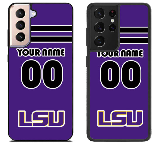 Custom Personalized LSU Tigers Samsung Galaxy S21 | S21 FE | S21+ | S21 Ultra Case