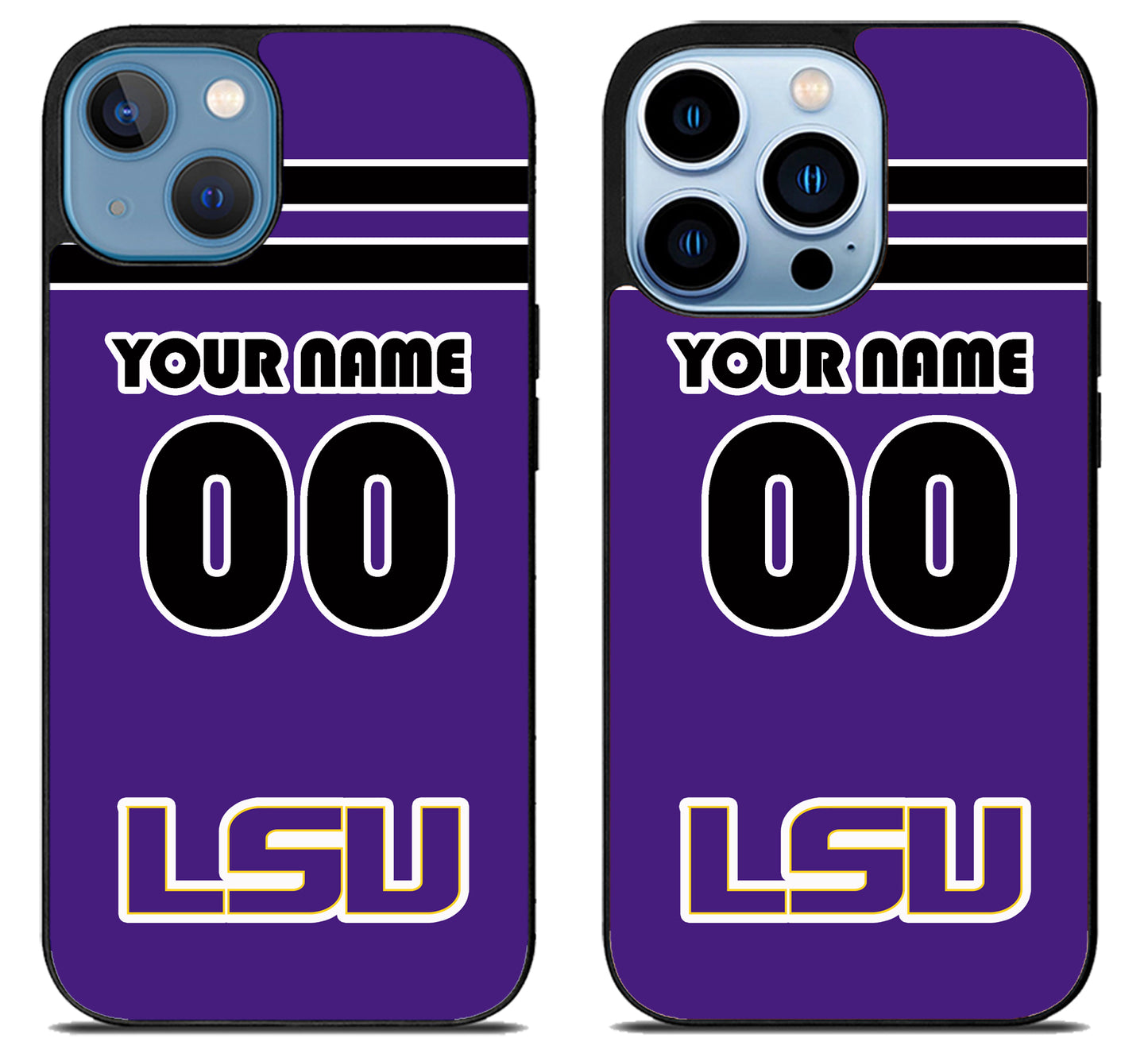 Custom Personalized LSU Tigers iPhone 13 | 13 Mini | 13 Pro | 13 Pro Max Case