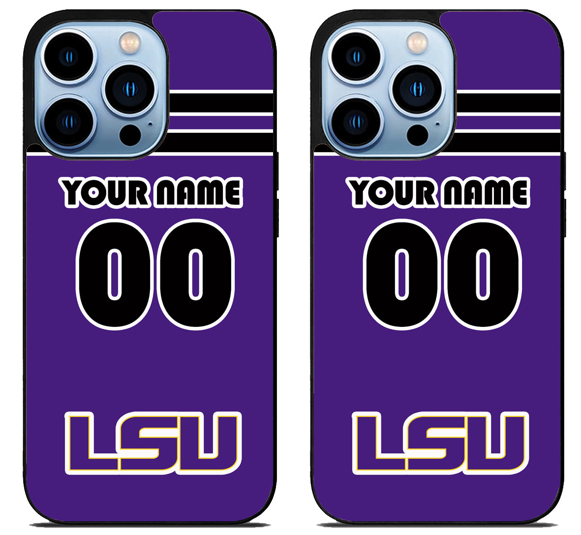 Custom Personalized LSU Tigers iPhone 15 Pro | iPhone 15 Pro Max Case