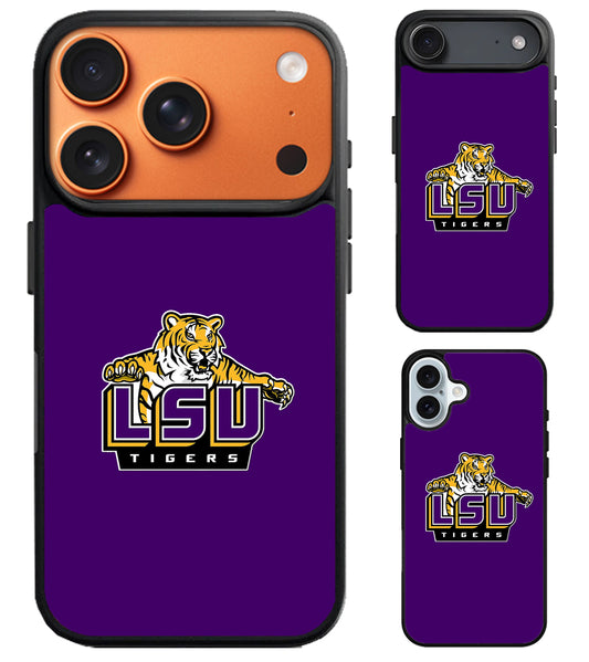 LSU Tigers football Style iPhone Air | iPhone 17 | 17 Pro | 17 Pro Max Case