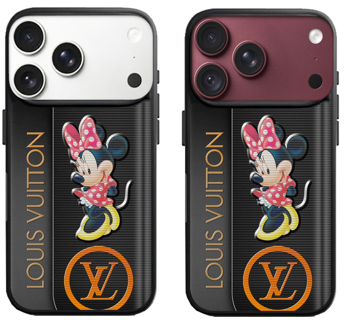 Custom Minnie Mouse LV Cover iPhone 18 Pro | 18 Pro Max Case