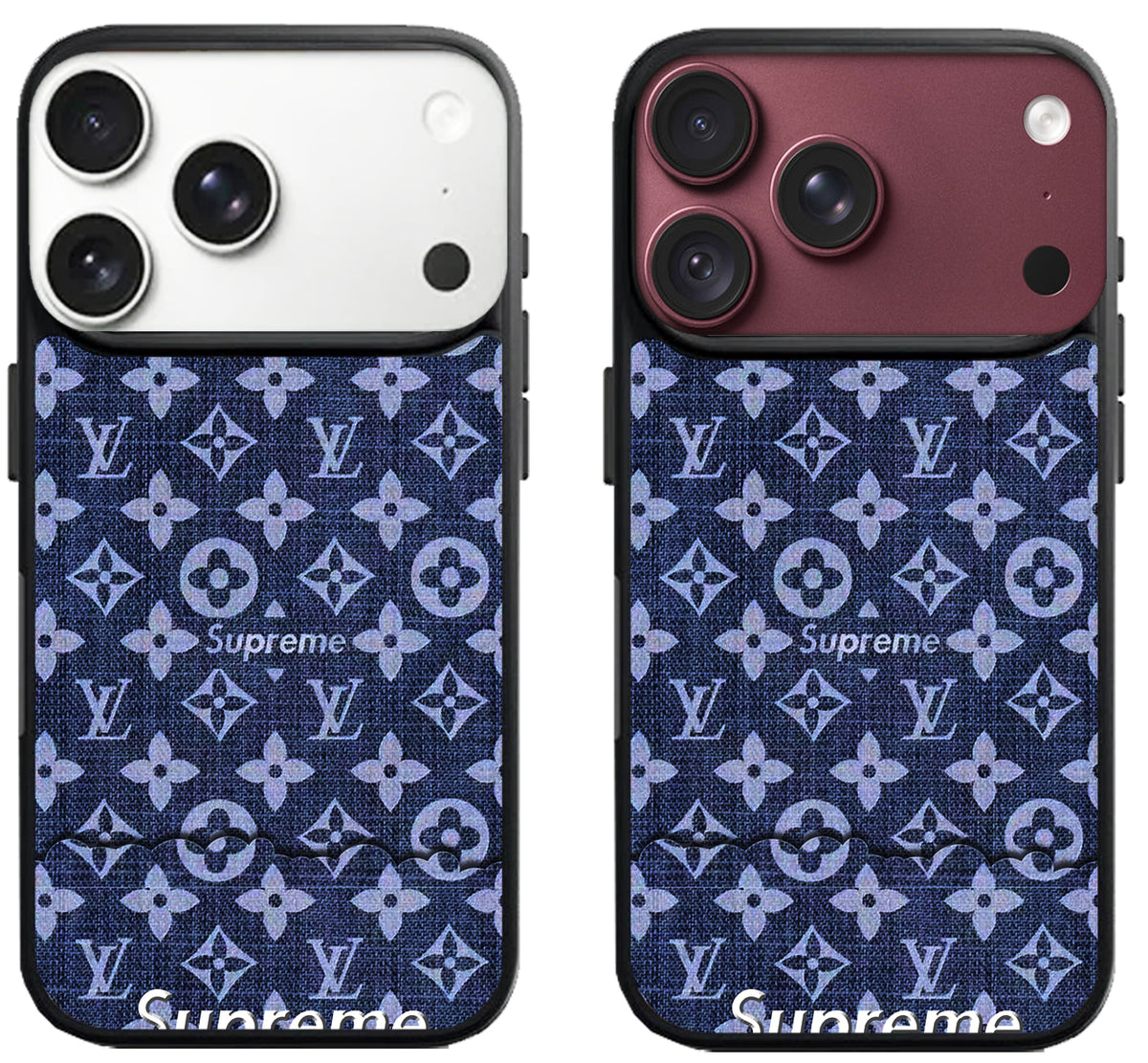 LV Blue pattern iPhone 18 Pro | 18 Pro Max Case