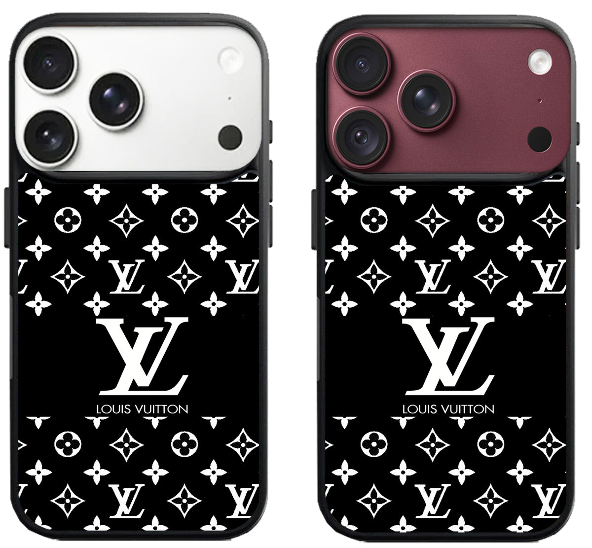LV Black Custom iPhone 18 Pro | 18 Pro Max Case