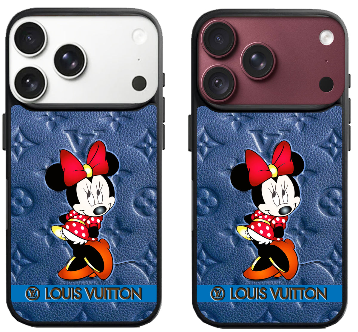 LV Blue Minnie Mouse iPhone 18 Pro | 18 Pro Max Case