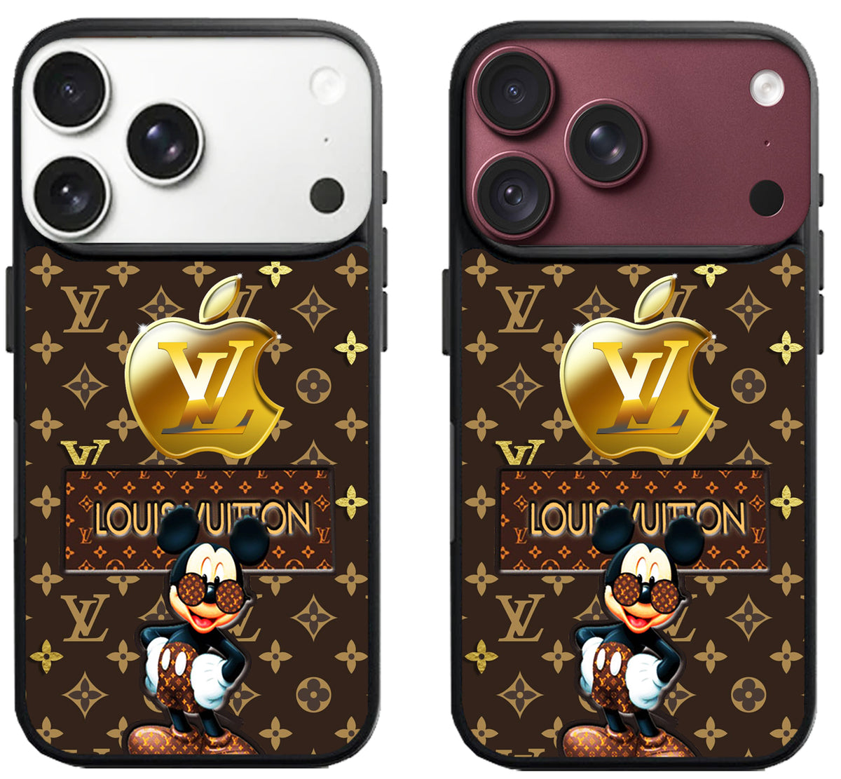 LV Apple Mickey Mouse iPhone 18 Pro | 18 Pro Max Case