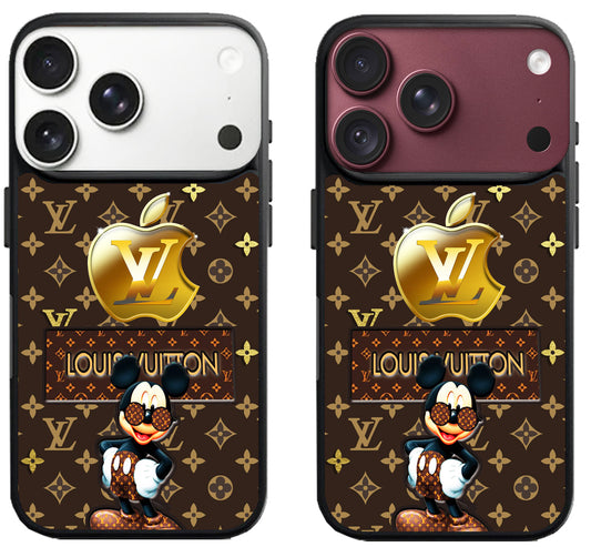 LV Apple Mickey Mouse iPhone 18 Pro | 18 Pro Max Case