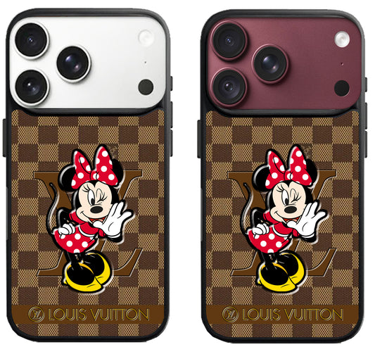 LV Minnie Mouse Brown iPhone 18 Pro | 18 Pro Max Case