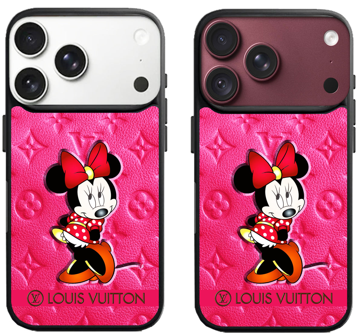 LV Minnie Mouse Pink Cute iPhone 18 Pro | 18 Pro Max Case