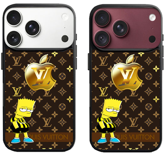 Shimpson Apple LV Logo iPhone 18 Pro | 18 Pro Max Case
