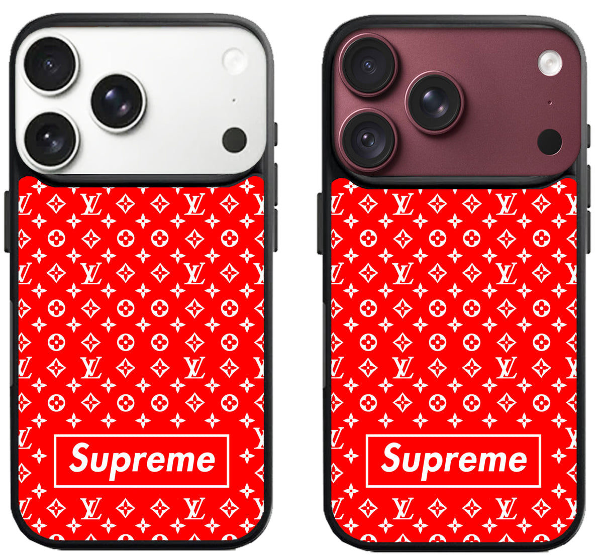 Red Logo LV Cover iPhone 18 Pro | 18 Pro Max Case
