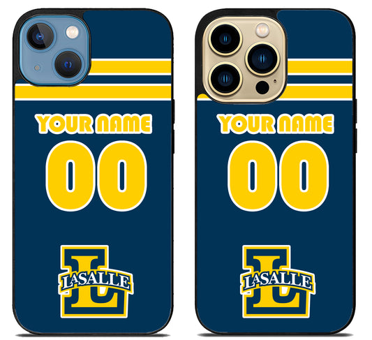 Custom Personalized La Salle Explorers iPhone 14 | 14 Plus | 14 Pro | 14 Pro Max Case