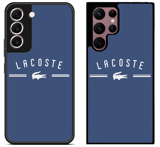 Lacoste Logo Blue Samsung Galaxy S22 | S22+ | S22 Ultra Case