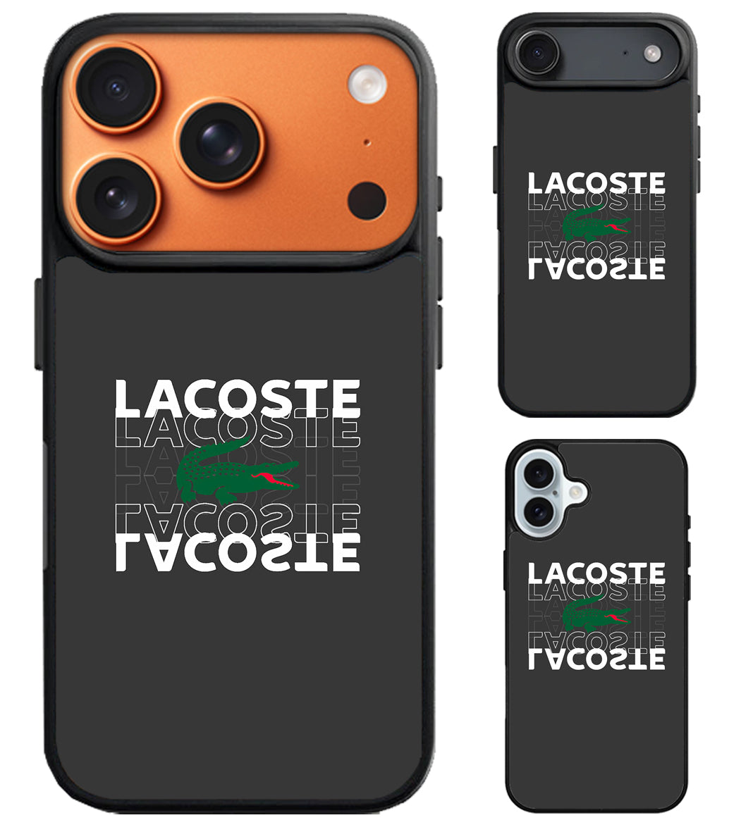 Lacoste Logo Cover iPhone Air | iPhone 17 | 17 Pro | 17 Pro Max Case