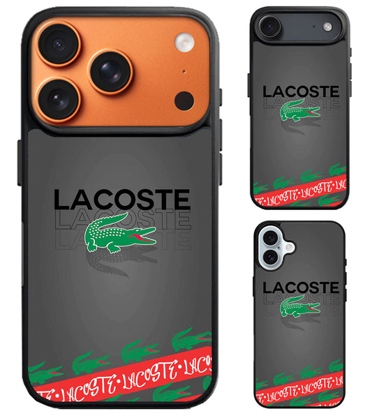 Lacoste Logo Style iPhone Air | iPhone 17 | 17 Pro | 17 Pro Max Case