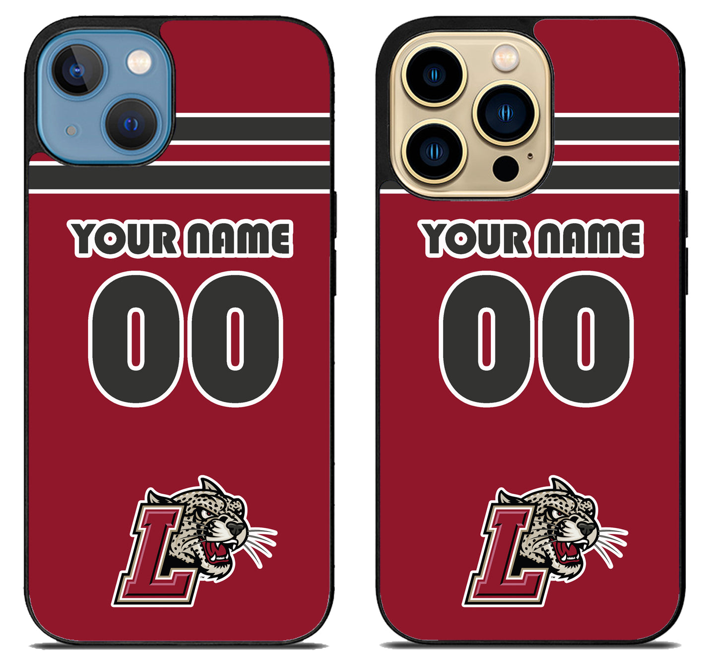 Custom Personalized Lafayette Leopards iPhone 14 | 14 Plus | 14 Pro | 14 Pro Max Case